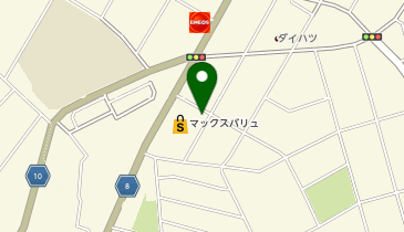 さすがやマックスバリュ三沢大町店の地図画像