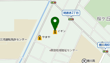 ディッパーダン イオン豊川開運通店の地図画像