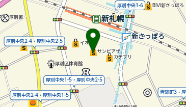 ディッパーダン 厚別店の地図画像