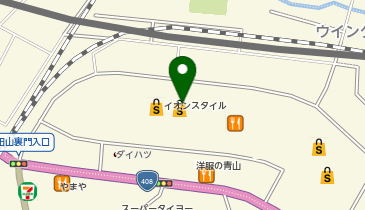 ディッパーダン イオンモール成田店の地図画像
