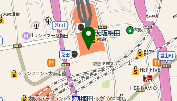 ディッパーダン 阪急三番街店の地図画像