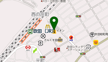 ディッパーダン イオン吹田店の地図画像
