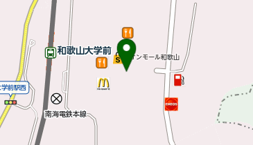 ディッパーダン イオンモール和歌山店の地図画像