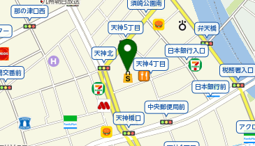 ディッパーダン イオンショッパーズ福岡店の地図画像