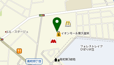 ディッパーダン イオン東久留米店の地図画像