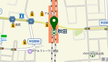 ディッパーダン 秋田駅トピコFC店の地図画像