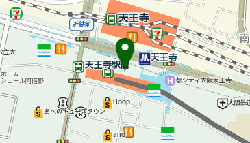 なだ万厨房 あべのハルカス近鉄本店の地図画像