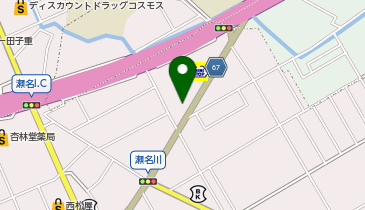 炭焼きレストランさわやか 静岡瀬名川店の地図画像