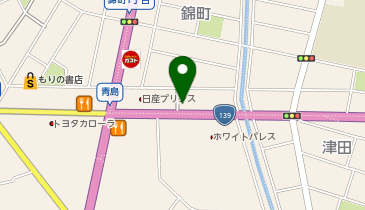 炭焼きレストランさわやか 富士錦店の地図画像