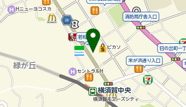 鳥良商店 横須賀中央店の地図画像