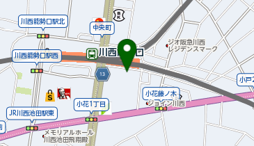 あい鍼灸院・接骨院 川西能勢口駅院の地図画像