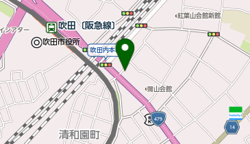 からあげ金と銀 吹田内本町店の地図画像