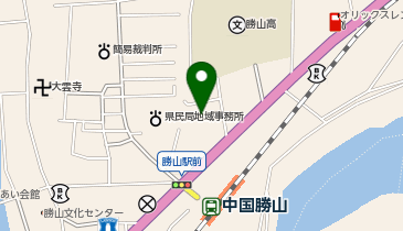 からあげ金と銀 にぎわい市場三金や勝山店の地図画像