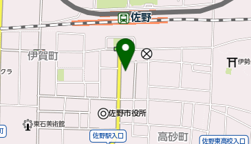 からあげ金と銀 佐野駅前店の地図画像