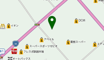 MEGAGET釧路店の地図画像
