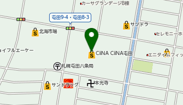 グルグル シーナ 屯田店の地図画像