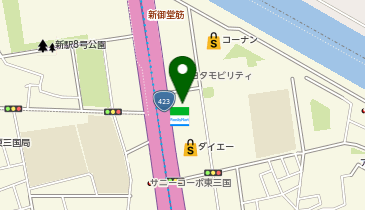 キュラーズ 新御堂筋・東三国店の地図画像