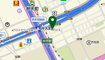 キュラーズ 弁天町店の地図画像