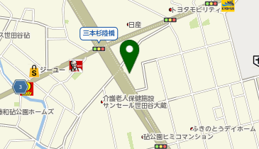 キュラーズ 用賀店の地図画像
