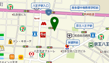 キュラーズ八王子店の地図画像
