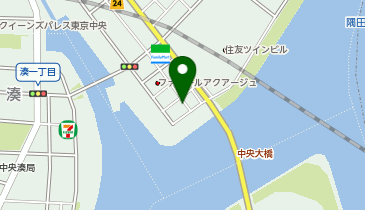 キュラーズ八丁堀店の地図画像