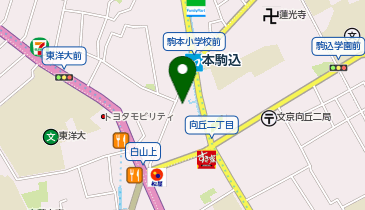 キュラーズ 文京・本駒込店の地図画像