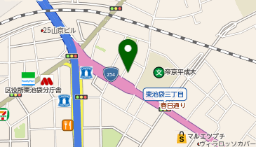キュラーズ 東池袋店の地図画像