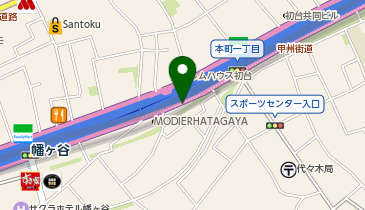 キュラーズ渋谷幡ヶ谷店の地図画像