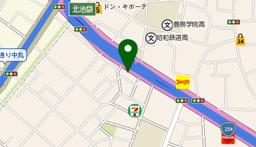 キュラーズ北池袋店の地図画像