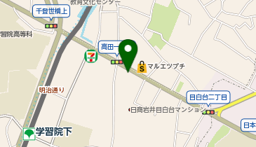 キュラーズ目白店の地図画像