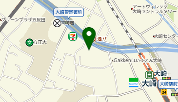 キュラーズ品川大崎店の地図画像