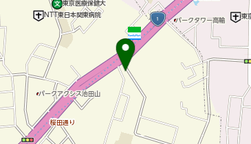 キュラーズ高輪台店の地図画像