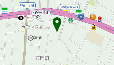 キュラーズ四谷三丁目店の地図画像