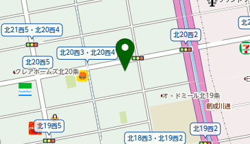 福ちゃん 札幌 北20条店の地図画像