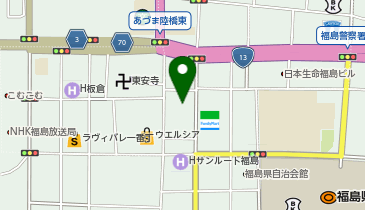 美装流前結び着付教室 福島校の地図画像