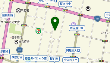 美装流前結び着付教室 甲府校の地図画像