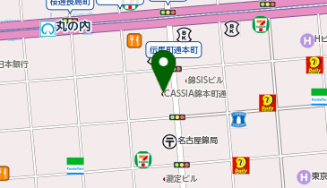 美装流前結び着付教室 名古屋校の地図画像