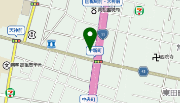 本郷美術骨董館 四国高松支店の地図画像