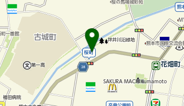 本郷美術骨董館 熊本支店の地図画像