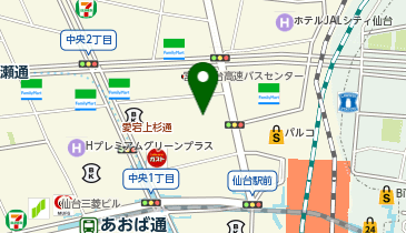 本郷美術骨董館 仙台支店の地図画像