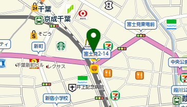 雷 千葉駅前店の地図画像