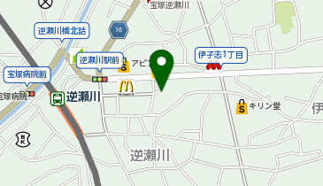 プラチナ・シニアホーム宝塚逆瀬川の地図画像