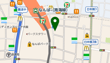 整足院 難波店の地図画像