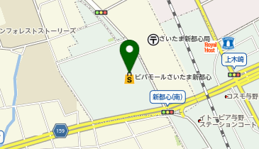 生鮮市場TOP ビバモールさいたま新都心店の地図画像