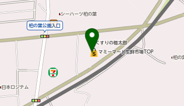 生鮮市場TOP 柏の葉店の地図画像