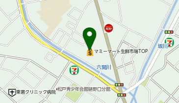 生鮮市場TOP 松戸古ヶ崎店の地図画像