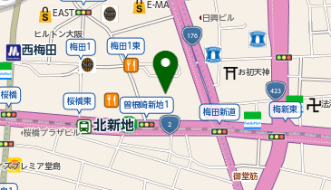 Barber the GM 梅田第3ビルの地図画像