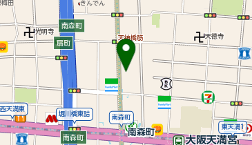 Barber the GM 南森町の地図画像