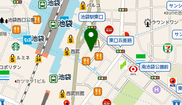 b-monster 池袋スタジオの地図画像