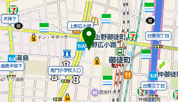 香ぎゃらりぃ 松坂屋上野店の地図画像